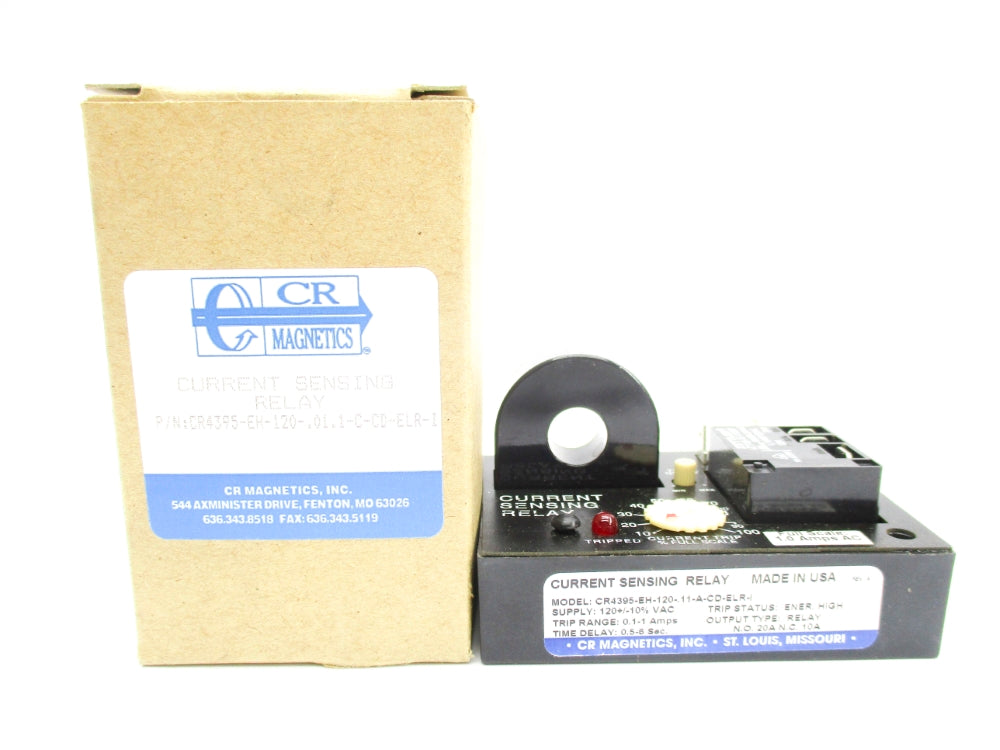 CR MAGNETICS CR4395-EH-120-.01.1-C-CD-ELR-1 120VAC 10-20A 0.5-6S NSMP