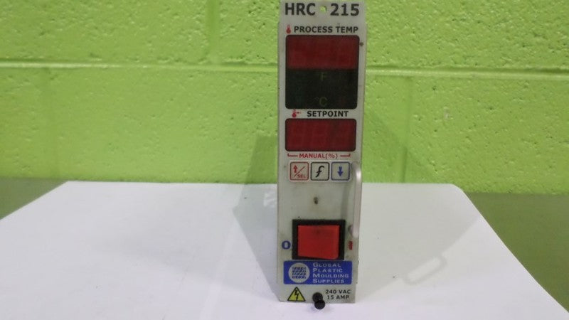 GLOBAL PLASTIC MOULDING SUPPLIES HRC-215 TEMPERATURE CONTROLLER*USED*