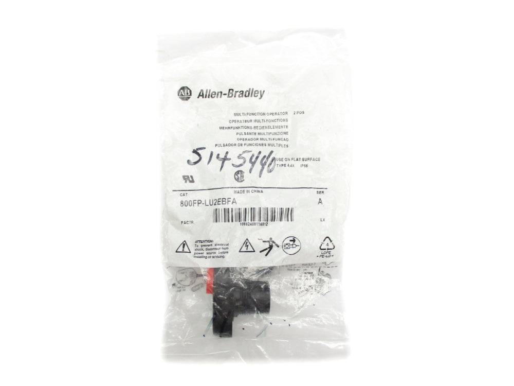 ALLEN BRADLEY 800FP-LU2EBFA SER. A NSMP