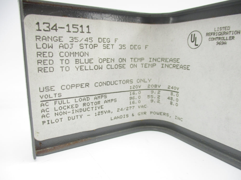 LANDIS&GYR POWERS 134-1511 35/45F NSNP