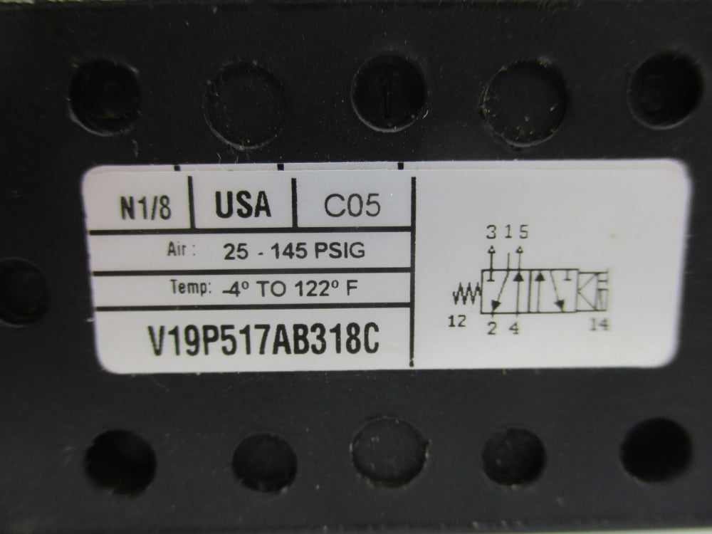 NORGREN V19P517AB318C 25-145PSIG 110/120V NSNP