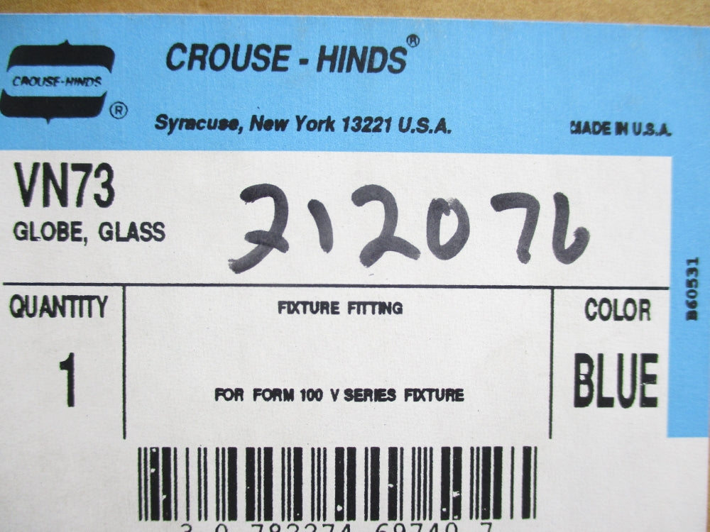 CROUSE-HINDS VN73 NSMP
