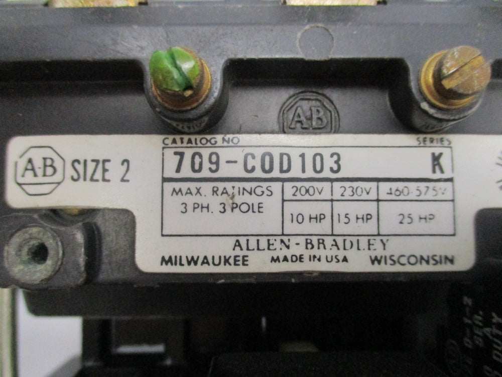 ALLEN BRADLEY 709-COD103 SER. K NSNP