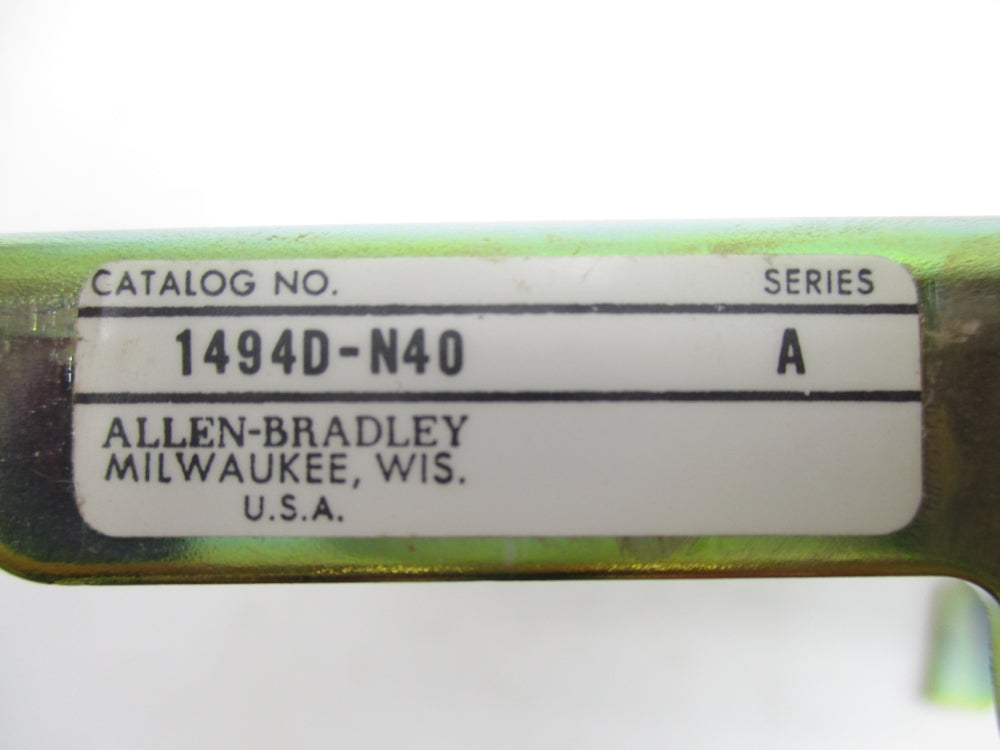 ALLEN BRADLEY 1494D-N40 SER. A NSNP