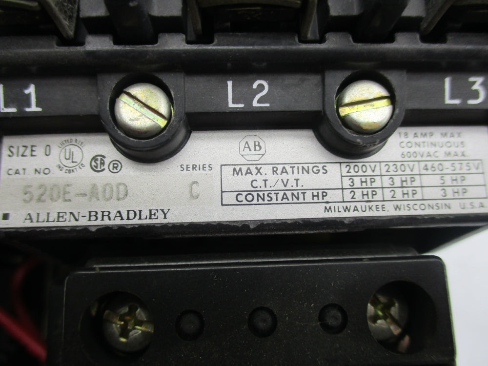 ALLEN BRADLEY 520E-AOD SER. C NSNP