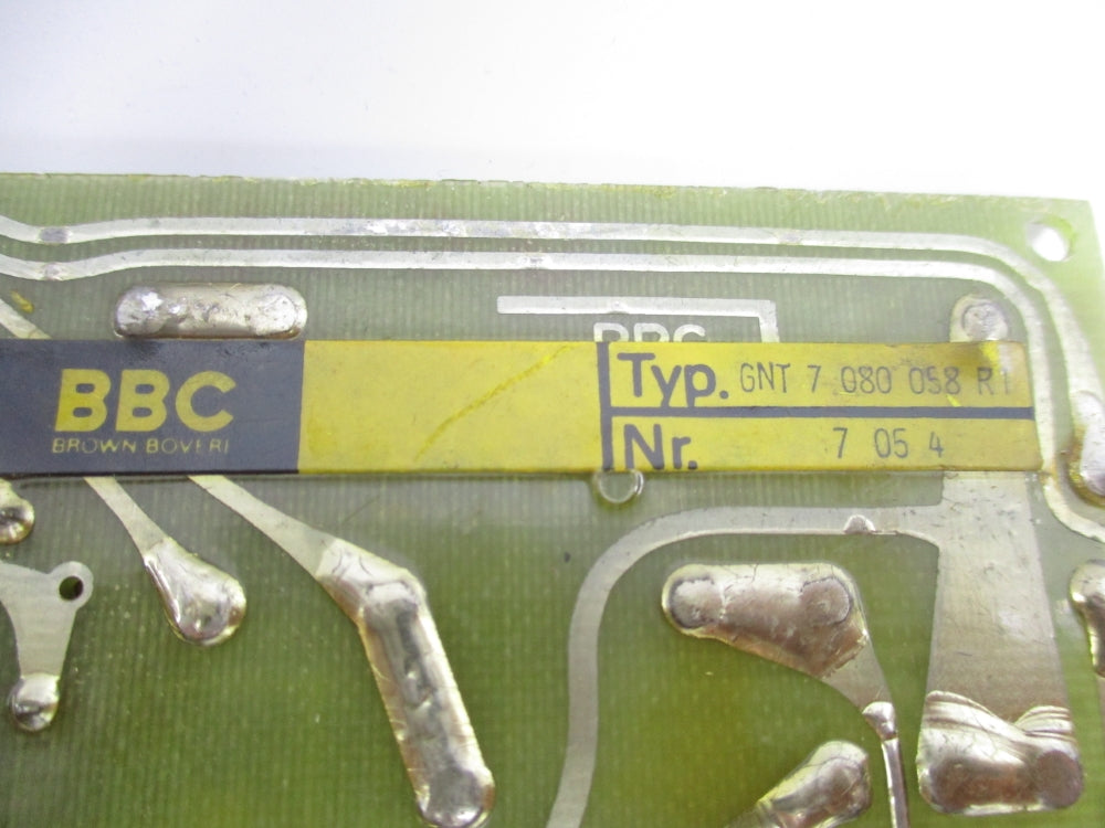 BBC GNT7080058R1 UNMP