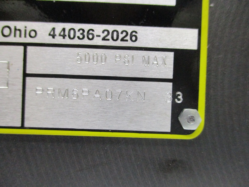 PARKER PRM6PA07KN33 5000PSI NSMP