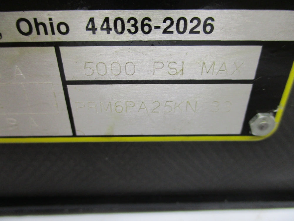 PARKER PRM6PA25KN33 5000PSI NSMP
