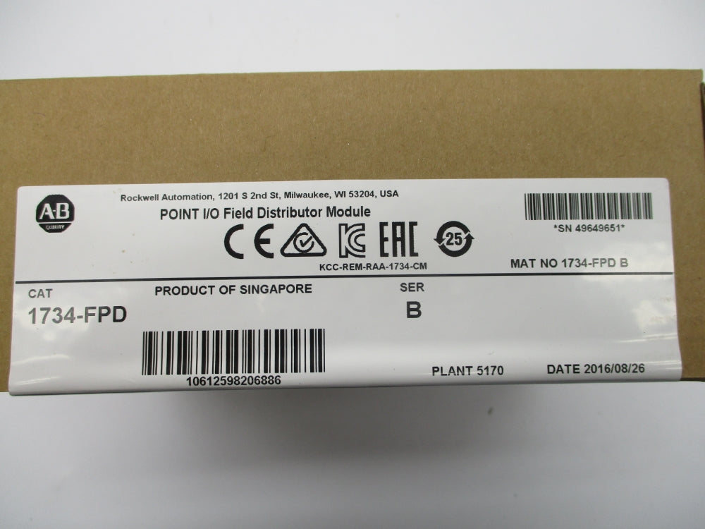 ALLEN BRADLEY 1734-FPD SER. B DATE: 2016 NSMP