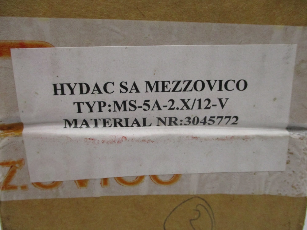 HYDAC MS-5A-2.X/12-V NSFS