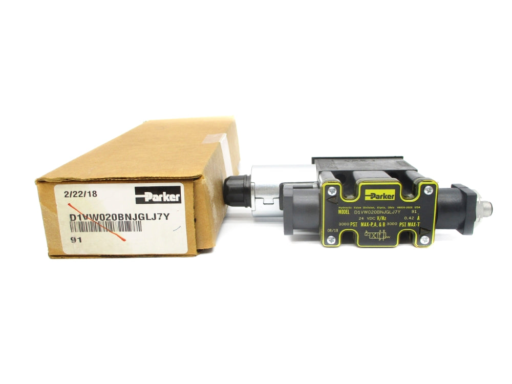 PARKER D1VW020BNJGLJ7Y91 24VDC 3000PSI NSMP