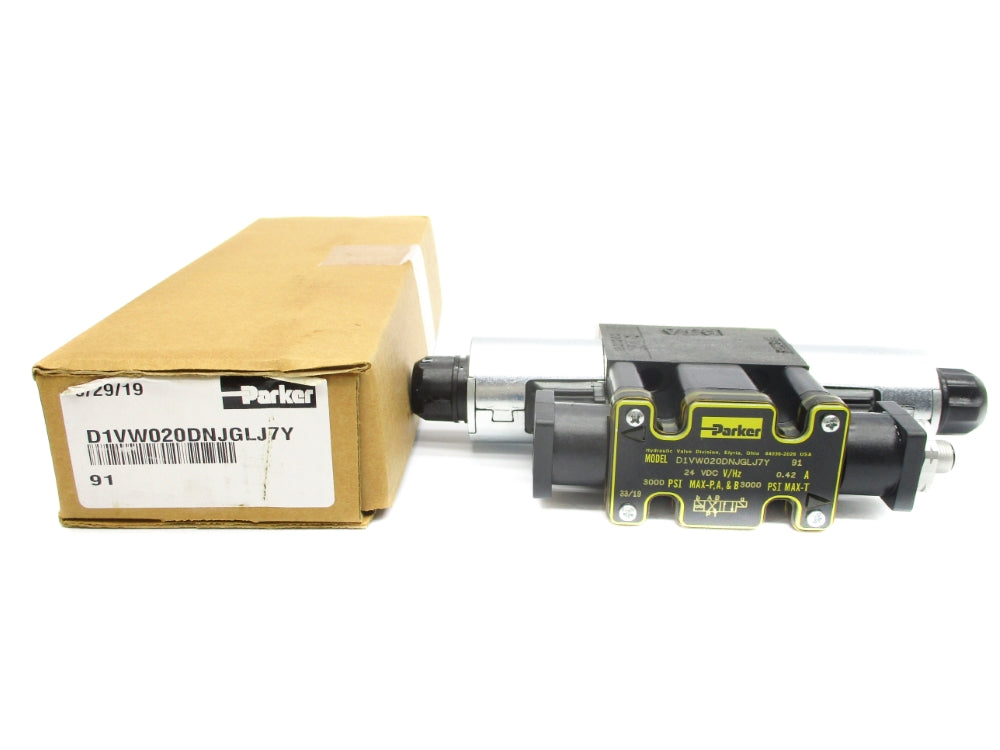 PARKER D1VW020DNJGLJ7Y91 3000PSI 24VDC NSMP