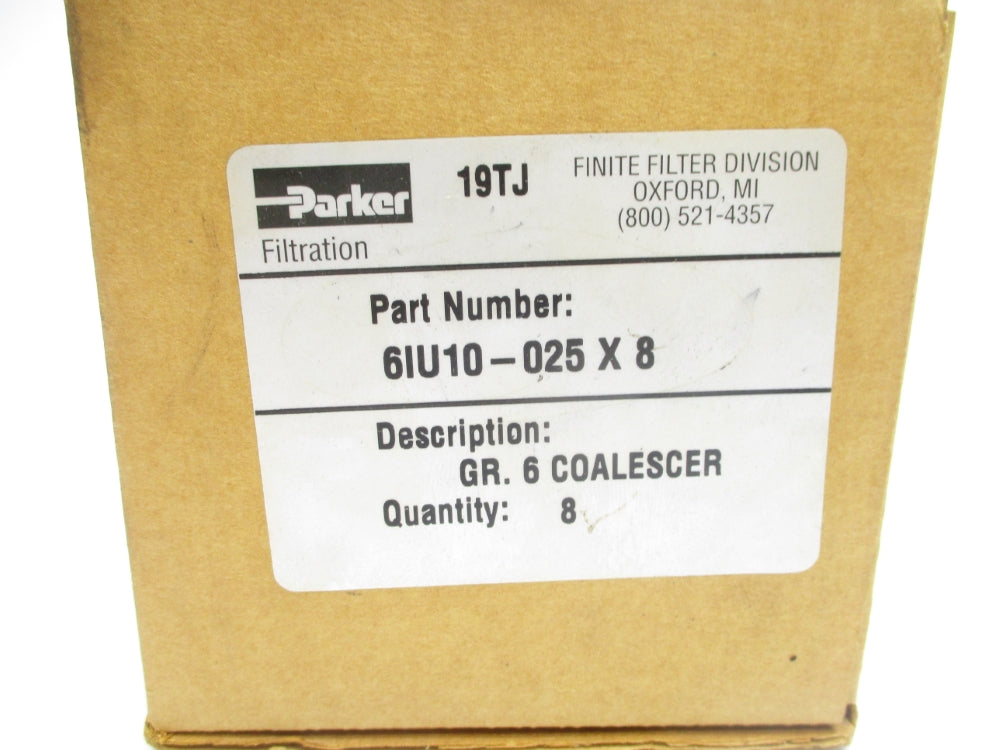 PARKER 6IU10-025X8 (PKG OF 8) NSMP