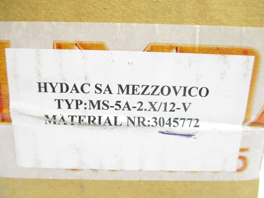 HYDAC MS-5A-2.X/12-V NSMP