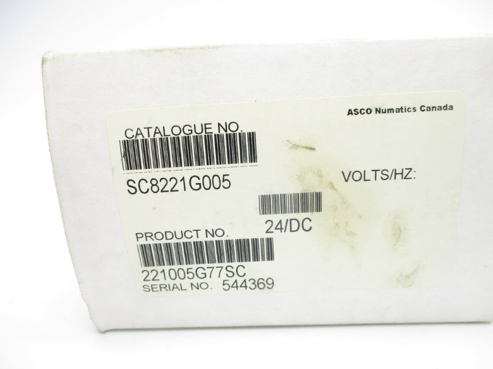 ASCO SC8221G005 24/DC 5-125PSI NSMP