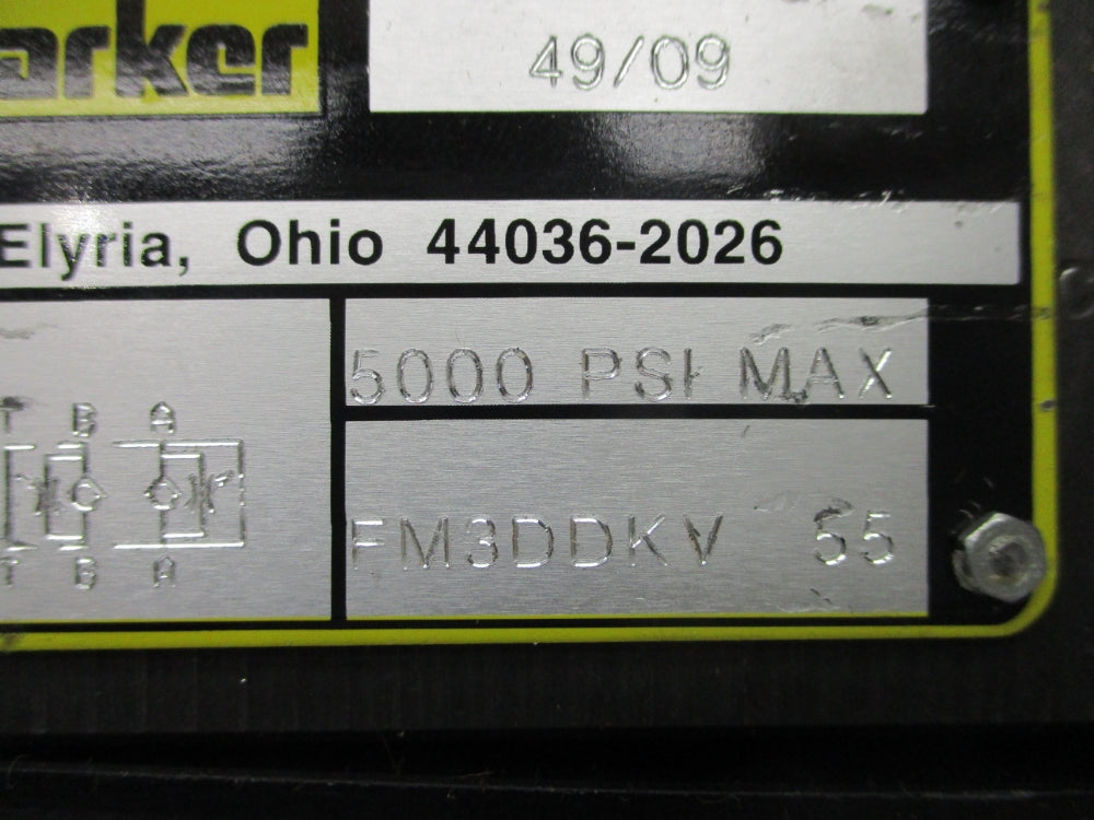 PARKER FM3DDKV55 5000PSI NSNP