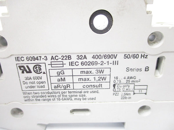 ALLEN BRADLEY 1492-FB1M30-D1 SER. B UNMP