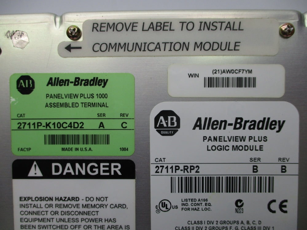 ALLEN BRADLEY 2711P-RP2 SER. B NSNP