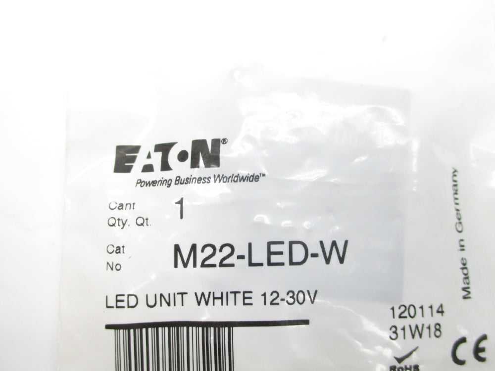 EATON M22-LED-W 12-30V (NO BULB) NSMP