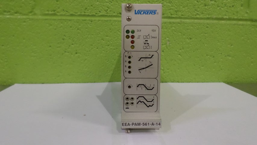 VICKERS EEA-PAM-561-A-14 CONTROL CARD *USED*