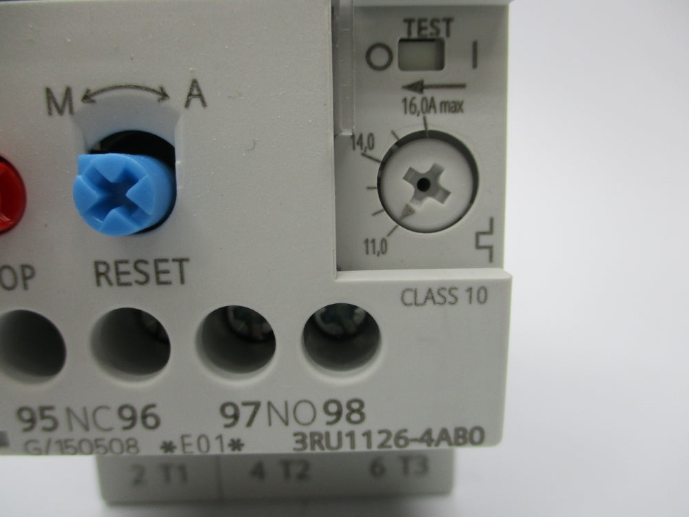 SIEMENS 3RU1126-4AB0 11.0-16.0A NSNP