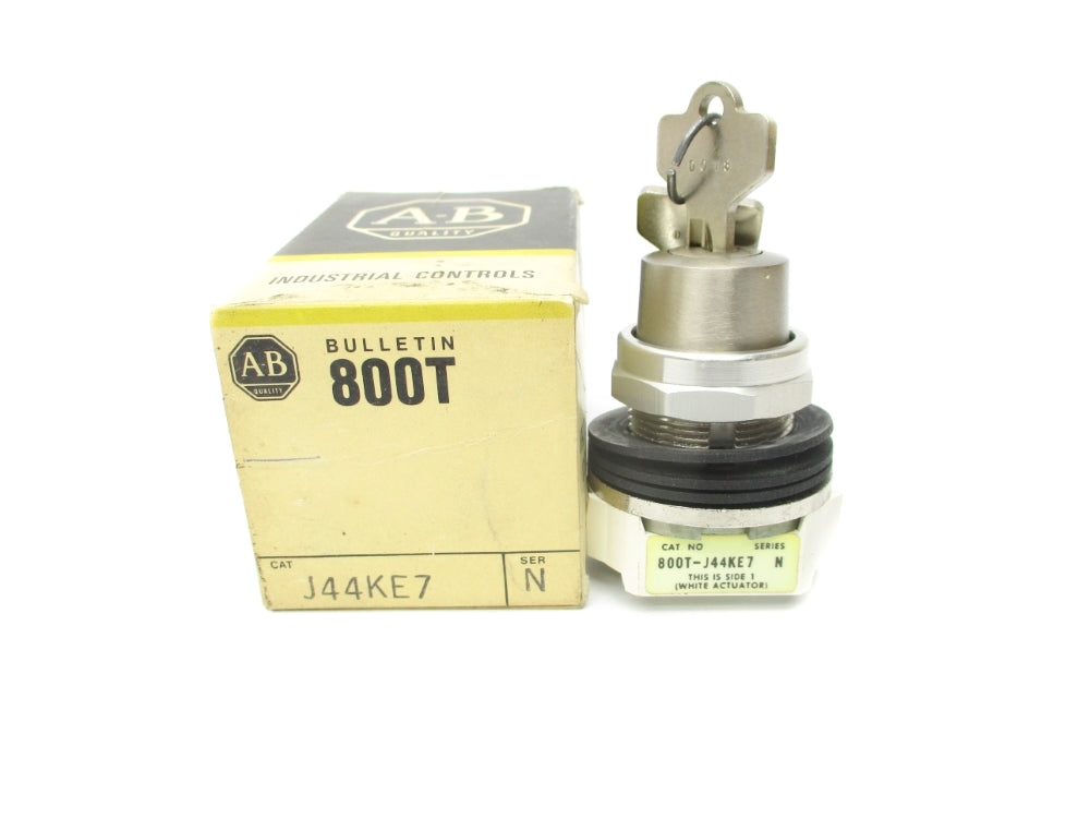 ALLEN BRADLEY 800T-J44KE7 SER. N (BK/YL) NSMP