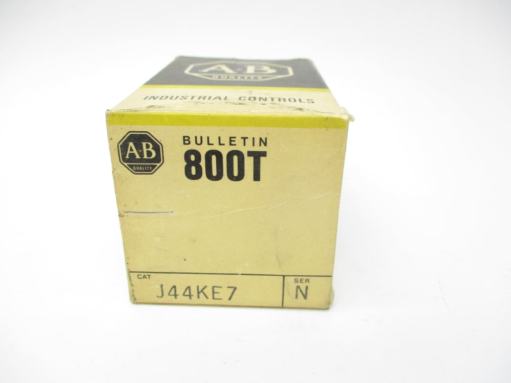 ALLEN BRADLEY 800T-J44KE7 SER. N (BK/YL) NSMP