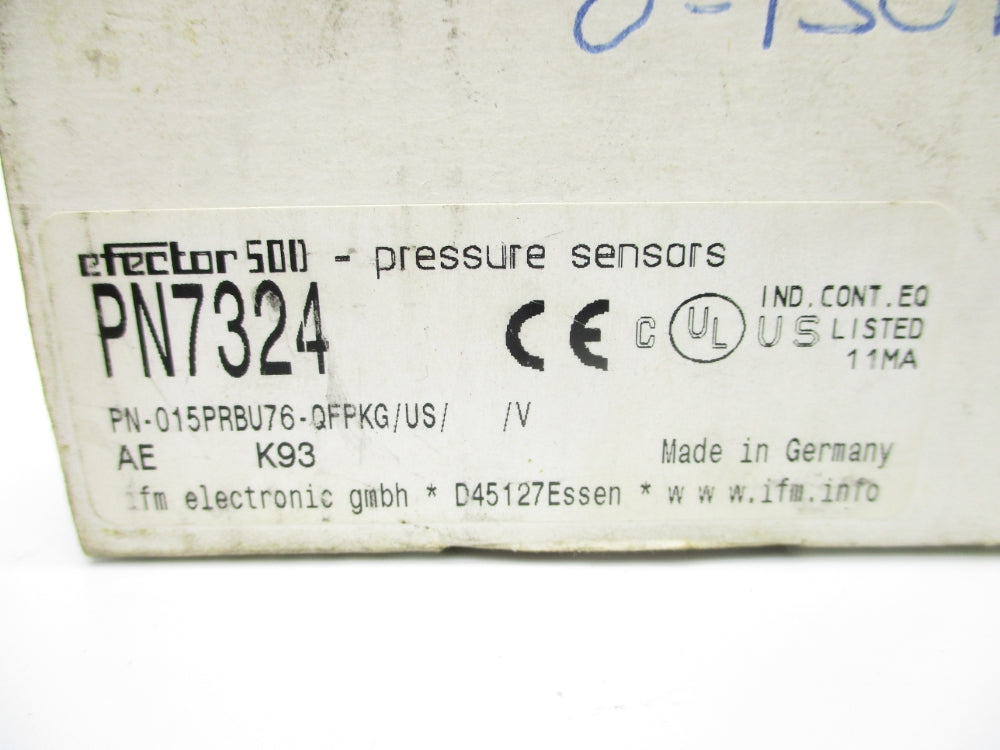IFM EFECTOR PN-015PRBU76-QFPKG/US/V PN7324 NSMP