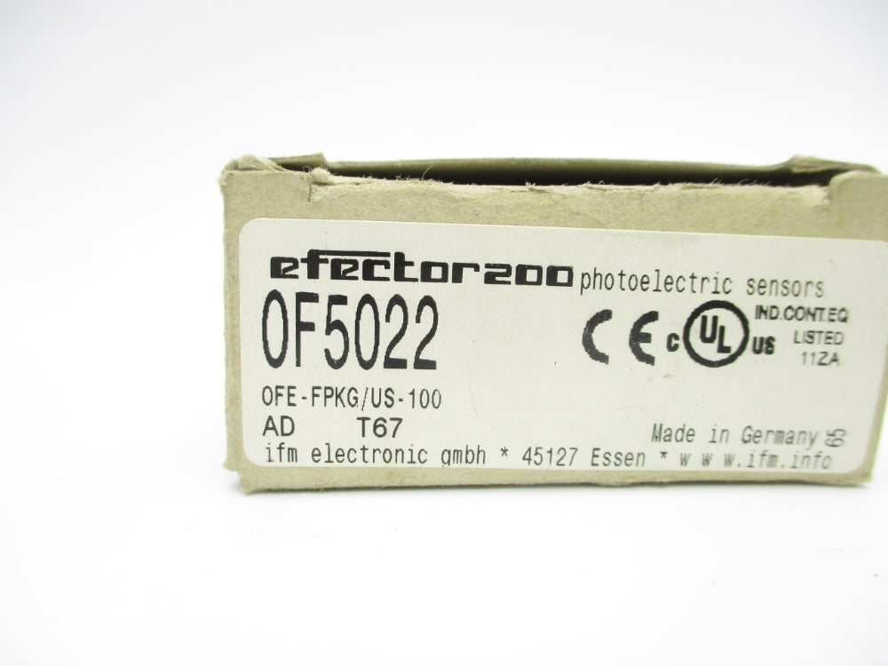 IFM EFECTOR OFE-FPKG/US-100 OF5022 NSMP