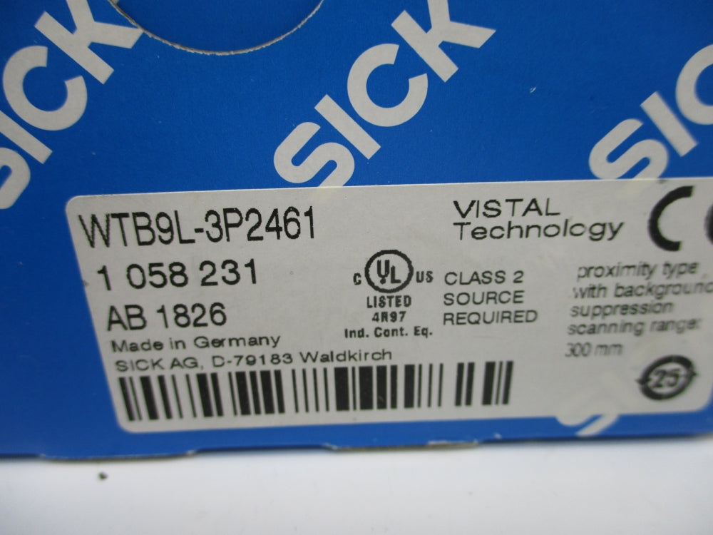 SICK WTB9L-3P2461 1058231 NSMP