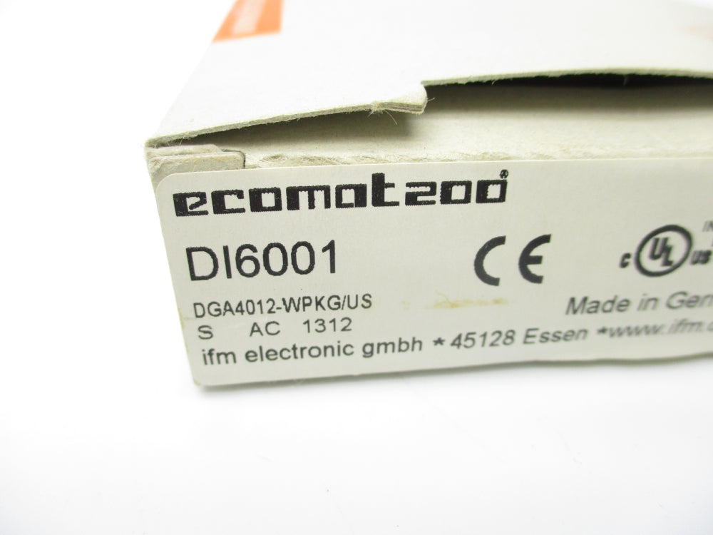 IFM EFECTOR DGA4012-WPKG/US DI6001 NSMP
