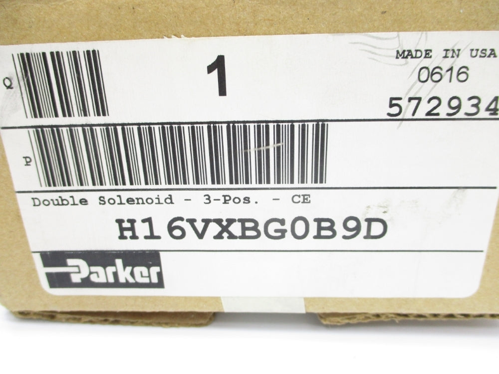 PARKER H16VXBG0B9D 24VDC 145PSIG NSMP