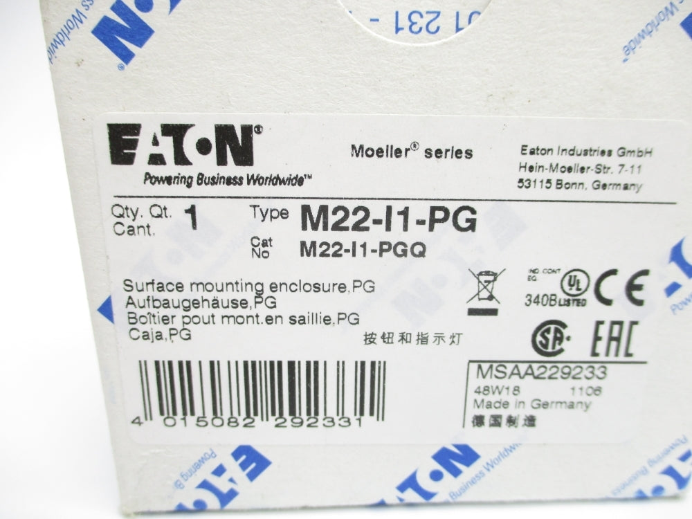 EATON M22-I1-PG NSMP