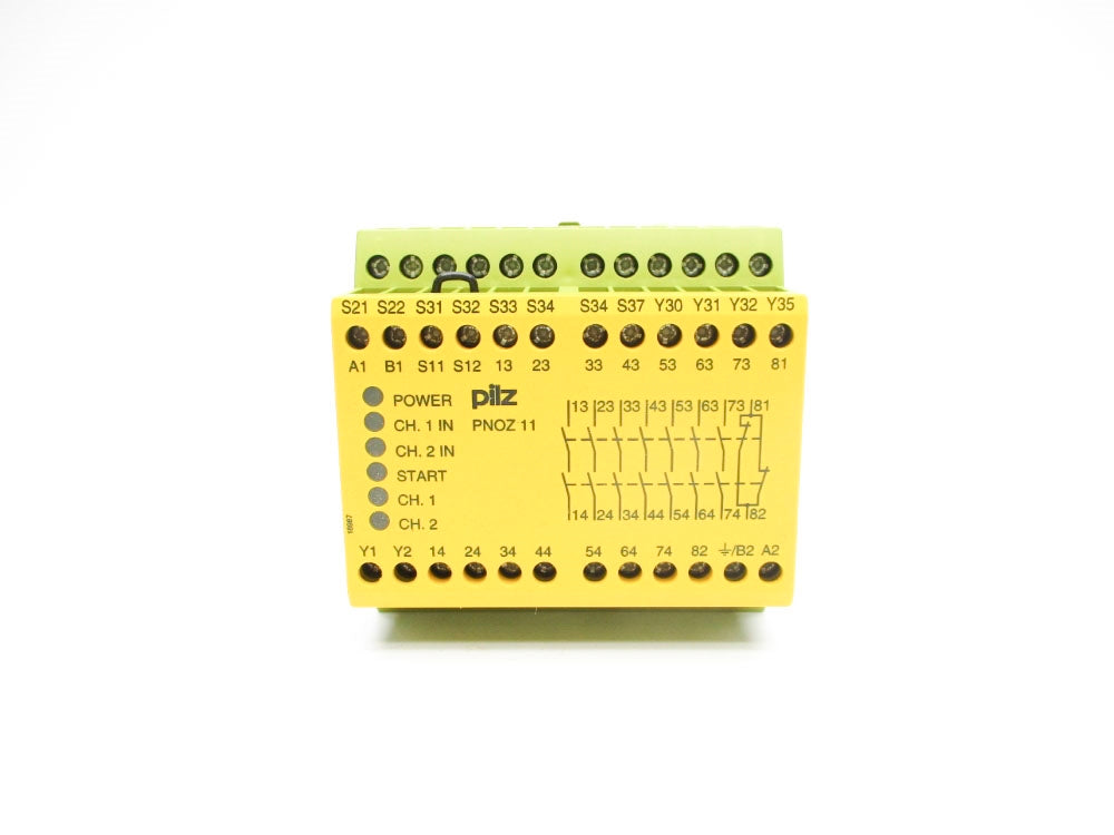 PILZ PNOZ1124VAC24VDC7N/O1N/C 24VAC/DC 8A NSMP
