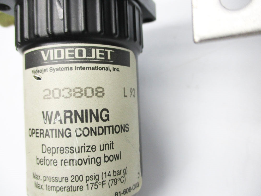 VIDEOJET 203808 200PSIG UNMP
