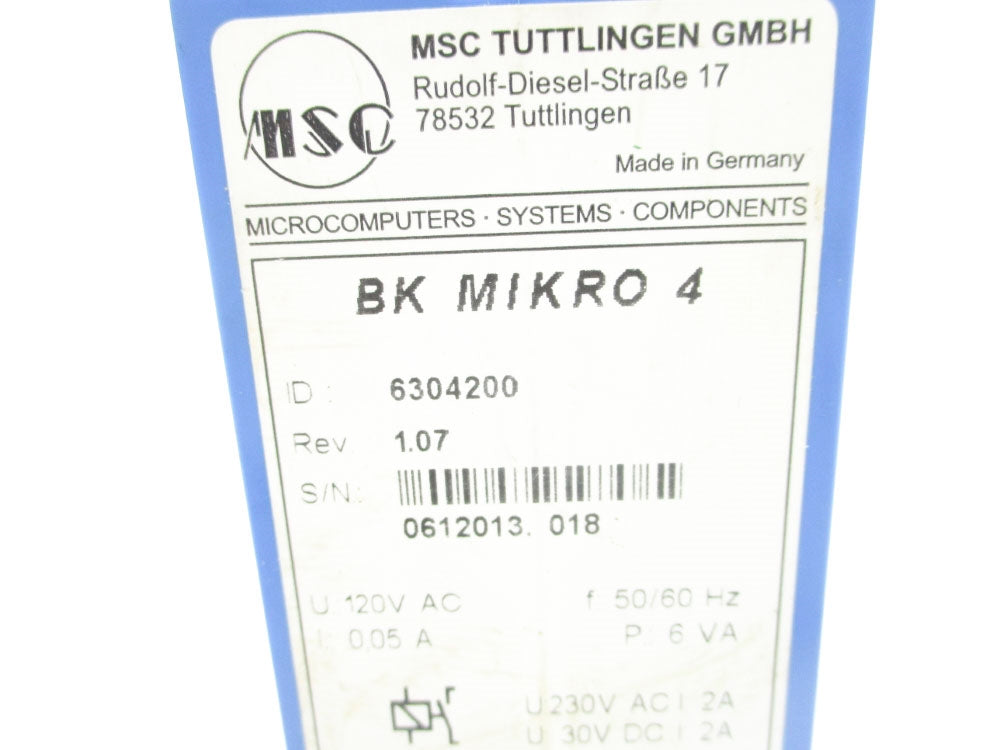MSC 6304200 120VAC 2A UNMP