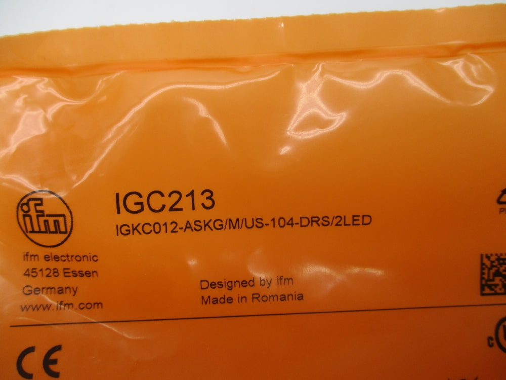 IFM EFECTOR IGKC012-ASKG/M/US-104-DRS/2LED IGC213 10-30VDC NSMP