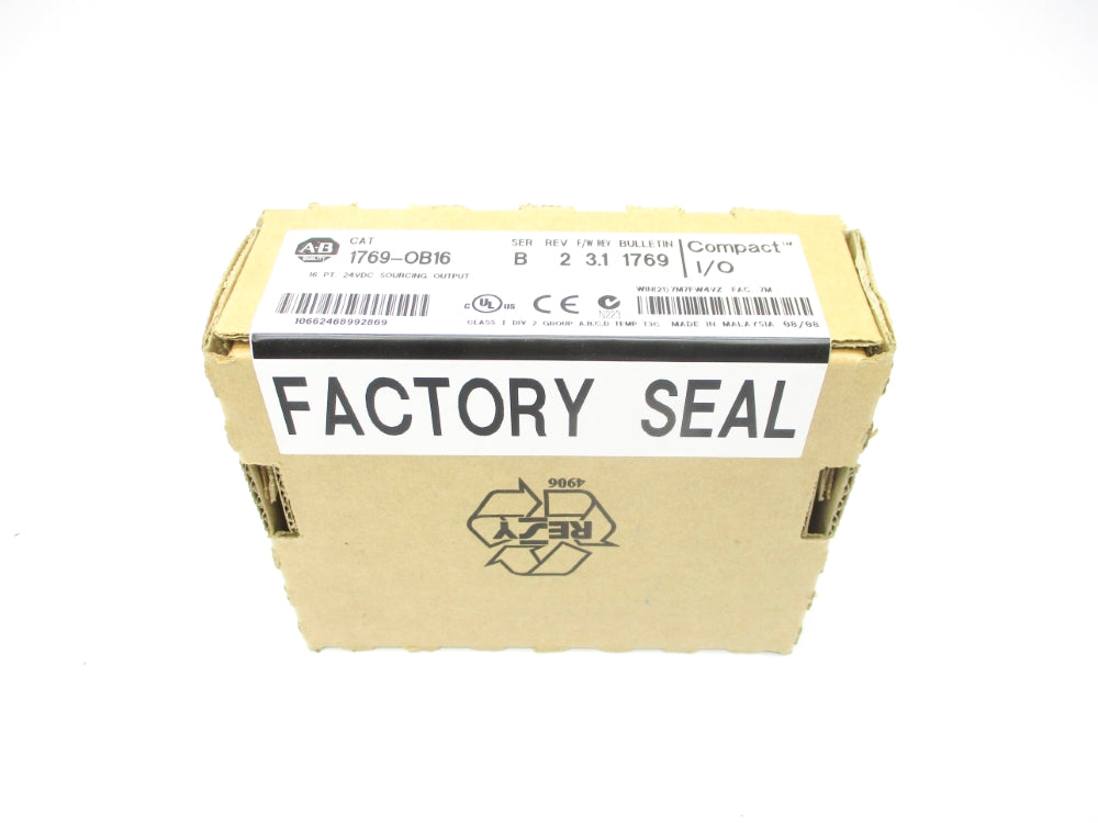ALLEN BRADLEY 1769-OB16 SER. B F/W 3.1 DATE: 2008 NSFS