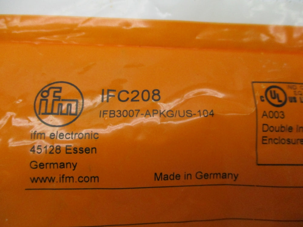 IFM EFECTOR IFB3007-APKG/US-104 IFC208 NSMP