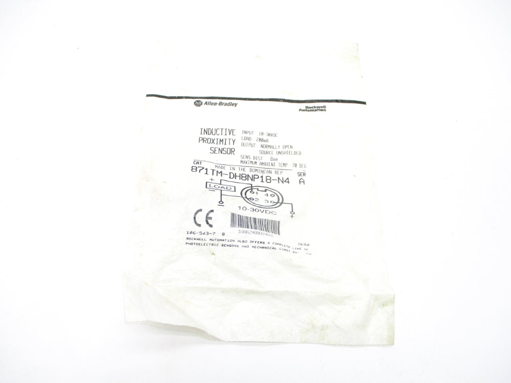 ALLEN BRADLEY 871TM-DH8NP18-N4 SER. A NSMP