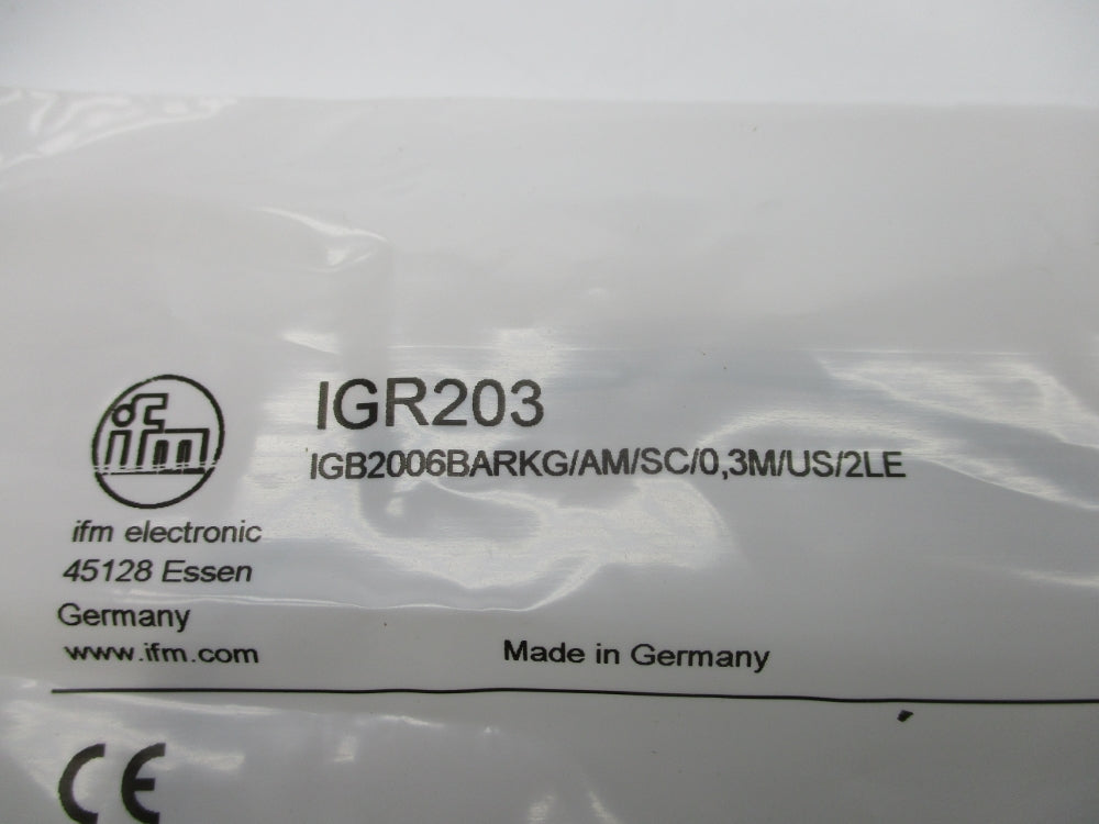 IFM EFECTOR IGB2006BARKG/AM/SC/0,3M/US/2LE IGR203 NSMP