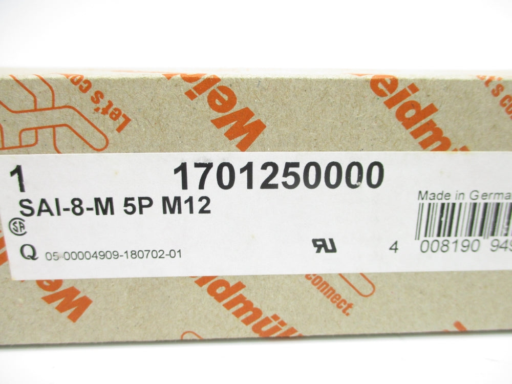 WEIDMULLER 1701250000 SAI-8-M5PM12 NSMP