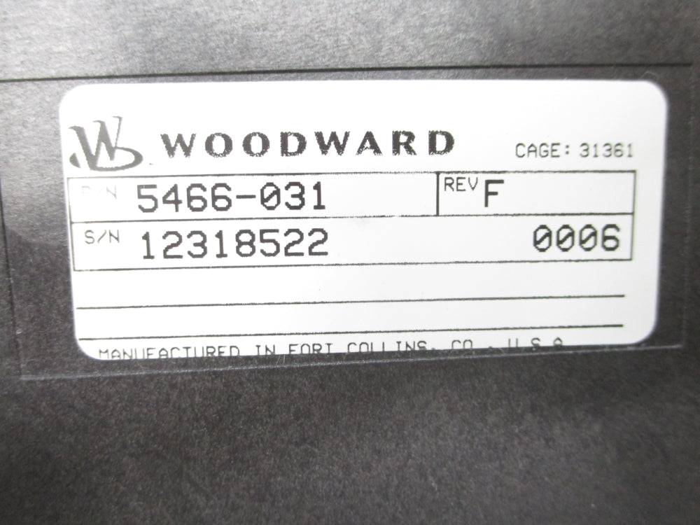 WOODWARD 5466-031 NSNP