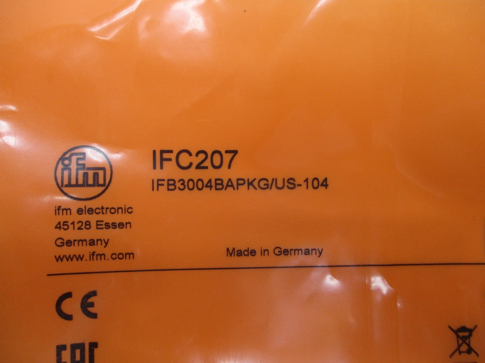 IFM EFECTOR IFB3004BAPKG/US-104 IFC207 NSMP