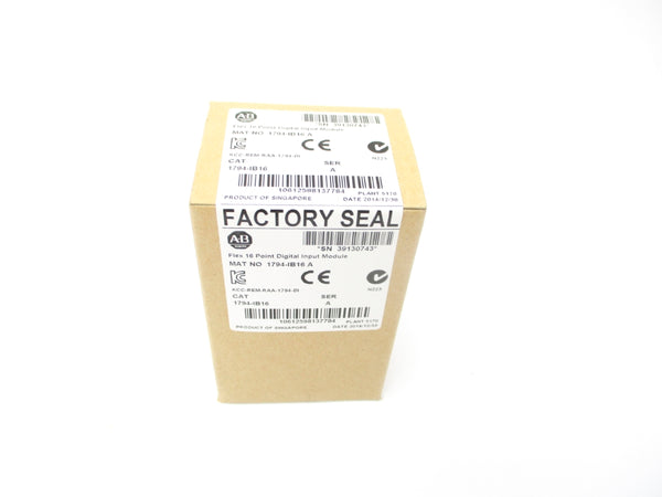 ALLEN BRADLEY 1794-IB16 SER. A DATE: 2014 NSFS