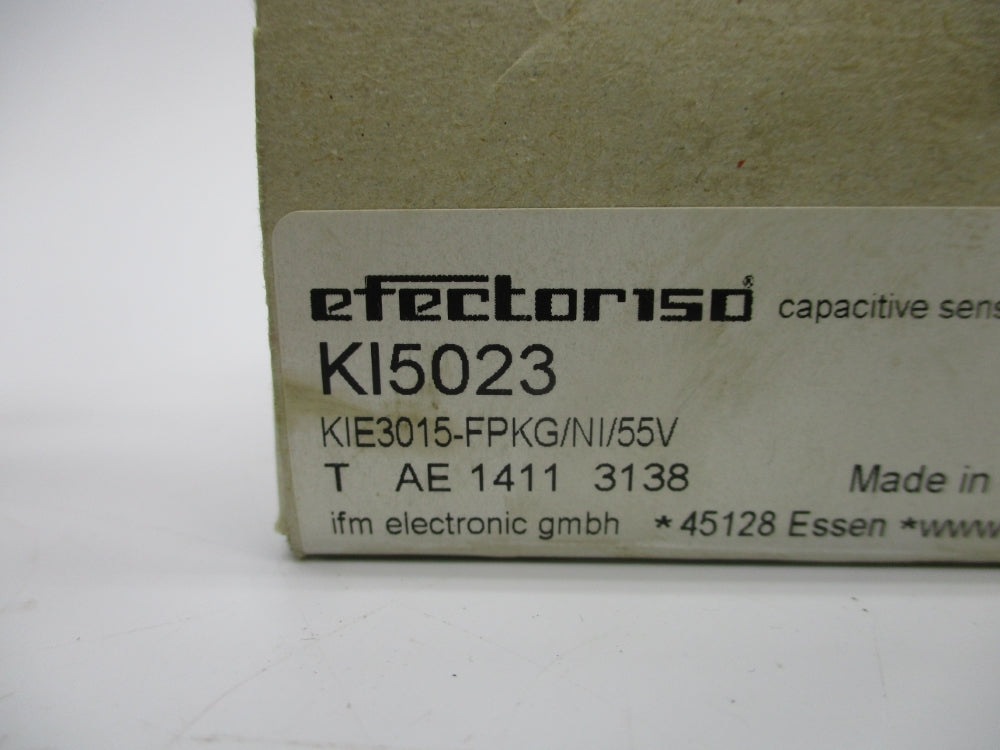 IFM EFECTOR KI5023 KIE3015-FPKG/NI/55V 10-55VDC NSMP