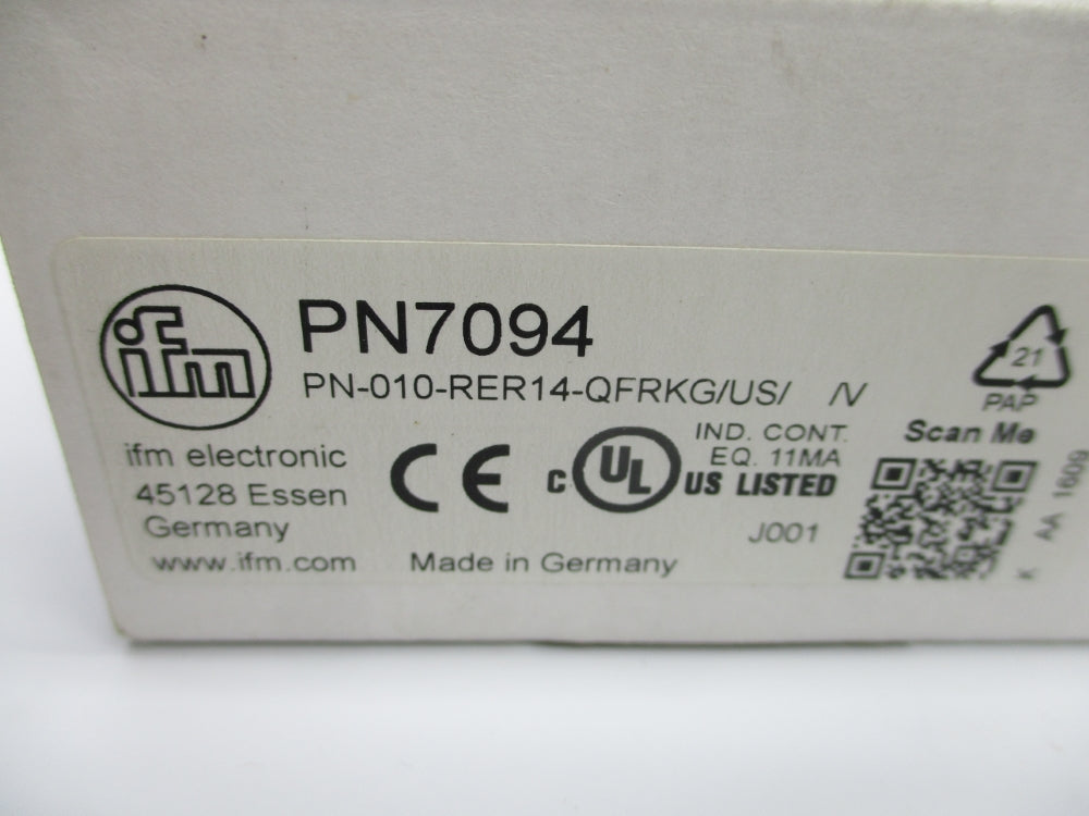 IFM EFECTOR PN-010-RER14-QFRKG/US/N PN7094 NSMP