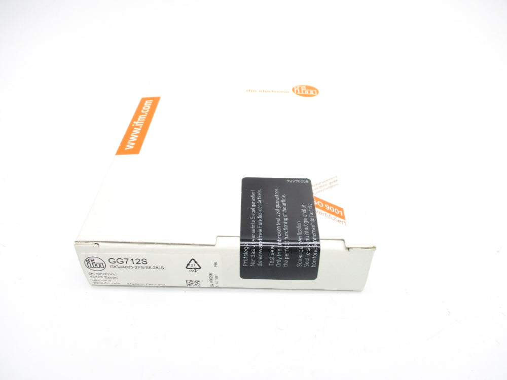 IFM EFECTOR GIGA4005-2PS/SIL2/US GG712S NSFS