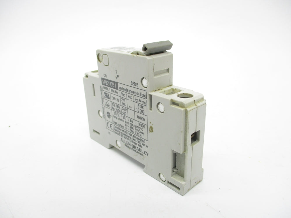 ALLEN BRADLEY 1492-CB1G010 SER. B 1A 277VAC UNMP