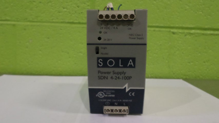 SOLA SDN4-24-100P POWER SUPPLY *NEW NO BOX*